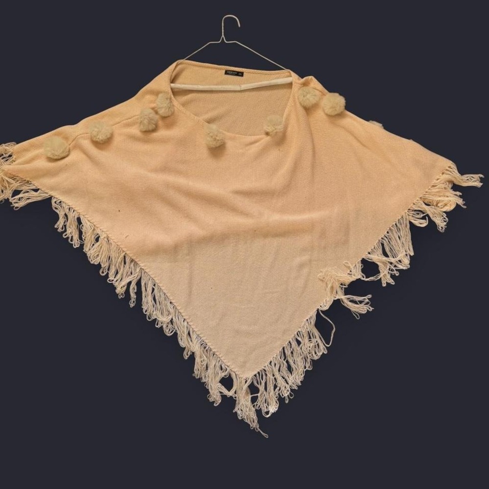 Pale Pink Poncho